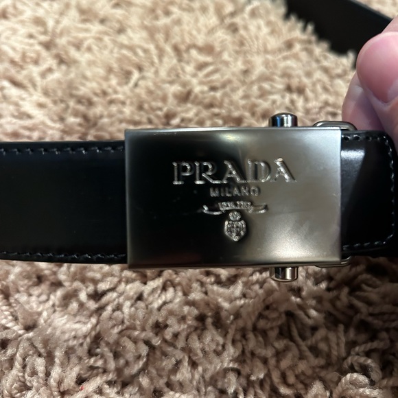 Prada belt in great condition only worn a few times! Fits about like a size 33! - Picture 1 of 3